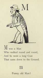 La letra M de Edward Lear